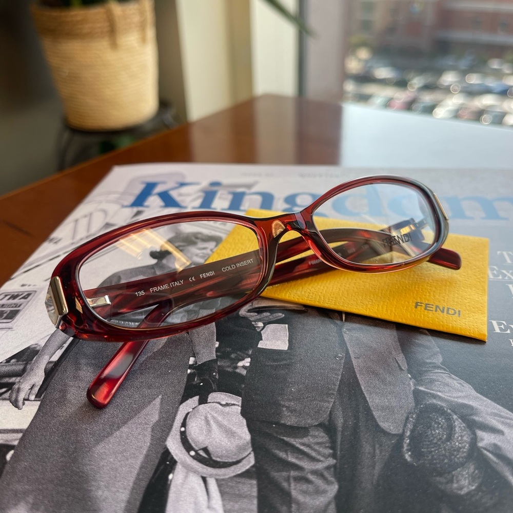 🎉🎉SOLD🎉🎉FENDI eyeglass frames with authenticity card